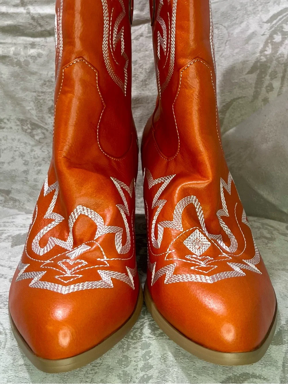 Embroidered Western Ankle Boot - Picture 7 of 10